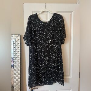 Anthropologie black dress